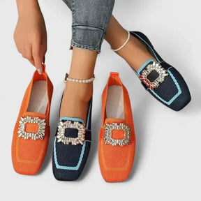 Mocassins cuir coussinés femme semelle orthopédique confort élégant