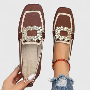 Mocassins cuir coussinés femme semelle orthopédique confort élégant