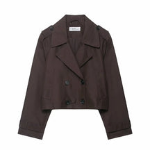 Manteau Trench Femme Élégant - Double Boutonnage et Poches Pratiques