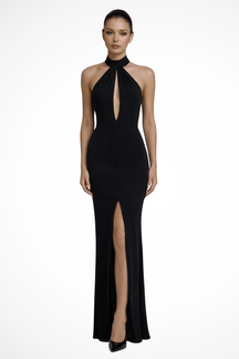 Robe Maxi Dos Nu Élégante | Silhouette Ajustée et Sophistiquée