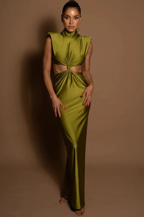 Robe Maxi Bodycon Femme | Élégante avec Détail Tordu
