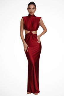 Robe Maxi Bodycon Femme | Élégante avec Détail Tordu