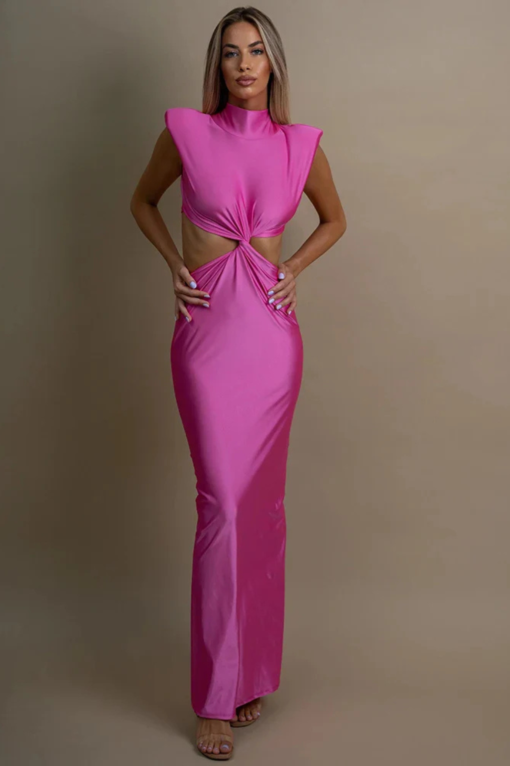 Robe Maxi Bodycon Femme | Élégante avec Détail Tordu