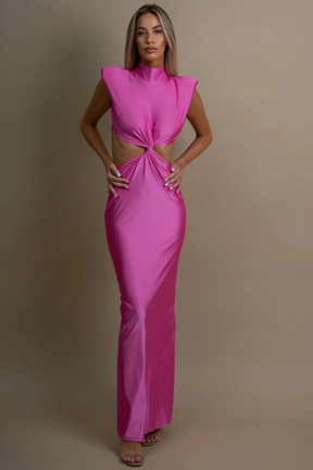 Robe Maxi Bodycon Femme | Élégante avec Détail Tordu