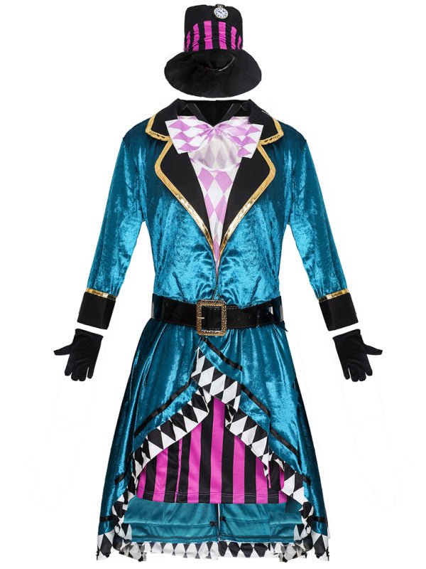 Costume d'Halloween pour Femmes - Ensemble Fantaisie avec Veste et Chapeau