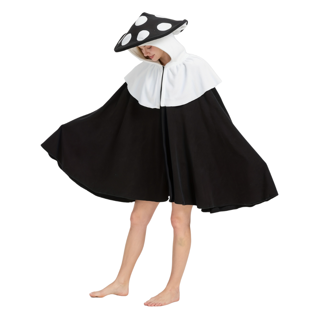 Cape de Costume Halloween Champignon - Design Fantasque et Confortable