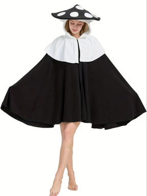 Cape de Costume Halloween Champignon - Design Fantasque et Confortable