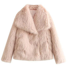 Veste en Fausse Fourrure pour Femmes - Élégante et Chaude pour Automne et Hiver