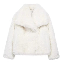 Veste en Fausse Fourrure pour Femmes - Élégante et Chaude pour Automne et Hiver