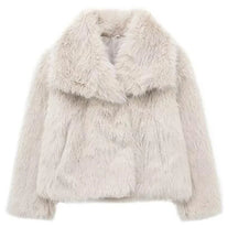 Veste en Fausse Fourrure pour Femmes - Élégante et Chaude pour Automne et Hiver