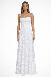 Robe Longue Élégante pour Femmes | Dos Lacé et Ajustable