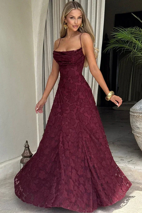 Robe Longue Élégante pour Femmes | Dos Lacé et Ajustable