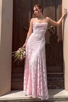 Robe Longue Élégante pour Femmes | Dos Lacé et Ajustable