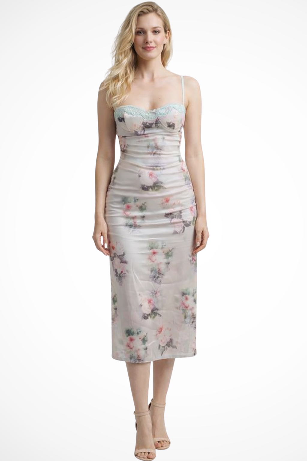 Robe Longue Florale Femme | Élégante pour Mariages d'Été