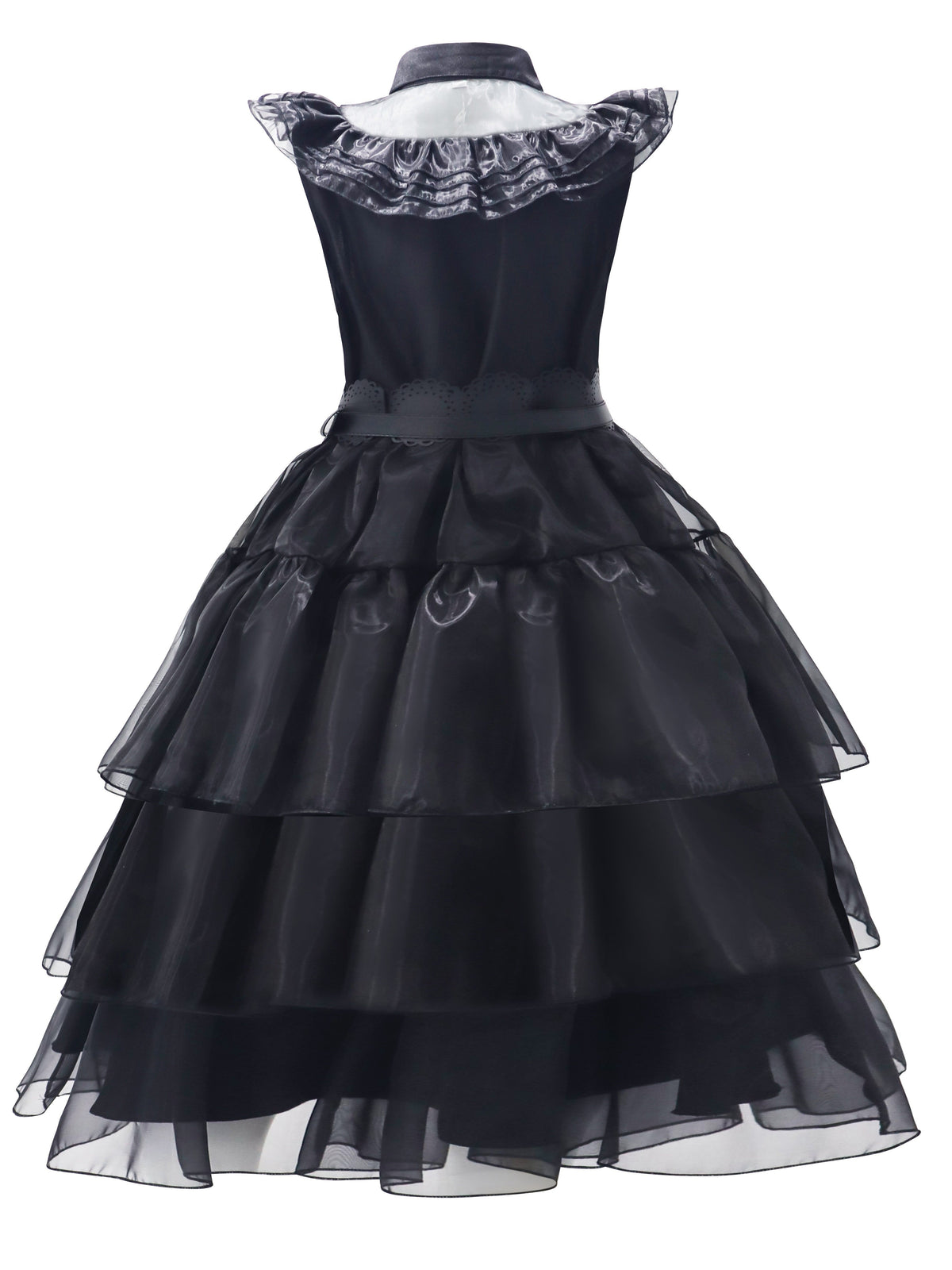 Robe Gothique à Volants pour Femmes - Ensemble Costume Complet avec Accessoires