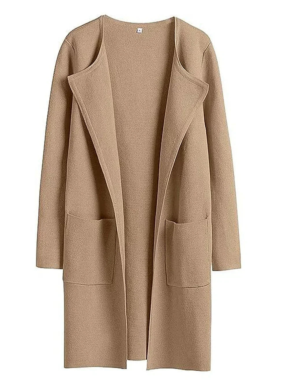 Manteau Long en Laine Mélangée - Élégance et Confort pour l'Hiver
