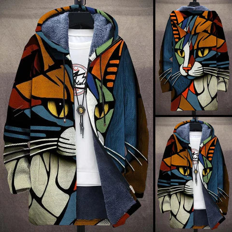 Veste Légère pour Femmes - Motif de Chat Amusant et Décontracté