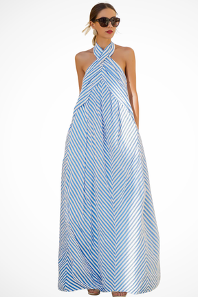 Robe Maxi Rayée Femme | Élégante et Légère pour l'Été