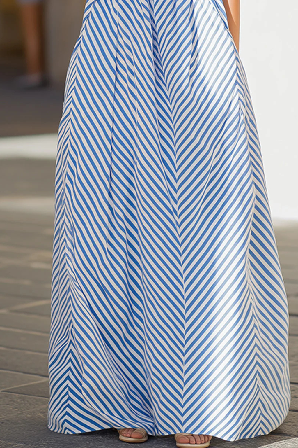 Robe Maxi Rayée Femme | Élégante et Légère pour l'Été