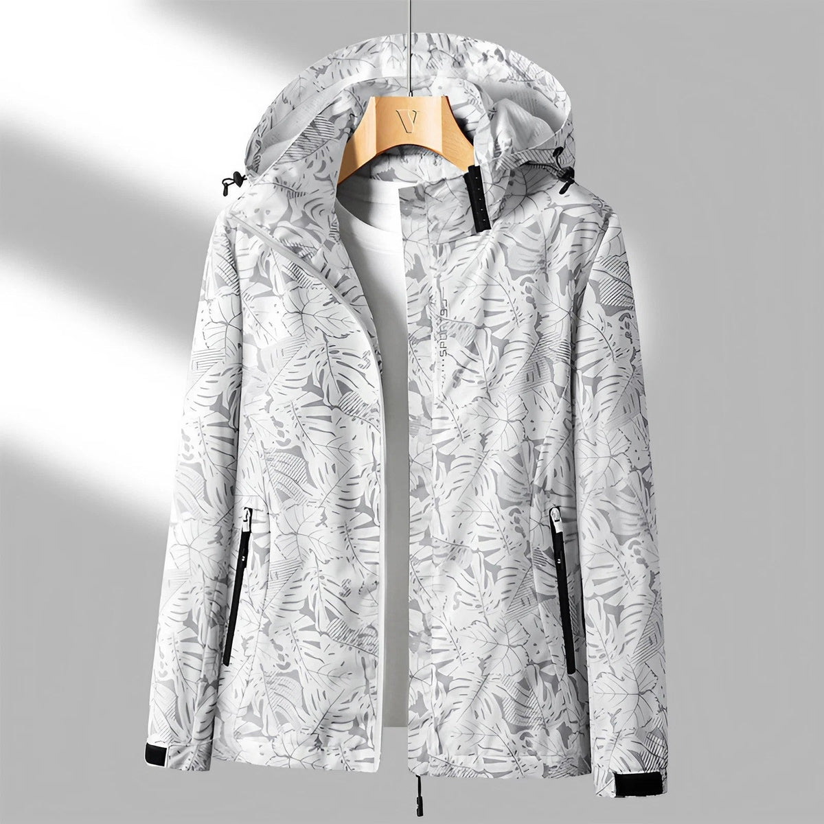 Veste Imperméable Légère pour Femmes - Capuche Ajustable et Poches Zippées
