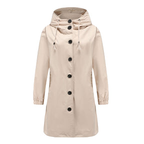 Veste de Pluie Imperméable pour Femmes - Légère et Coupe-Vent pour Activités Extérieures