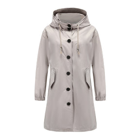 Veste de Pluie Imperméable pour Femmes - Légère et Coupe-Vent pour Activités Extérieures