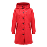 Veste de Pluie Imperméable pour Femmes - Légère et Coupe-Vent pour Activités Extérieures