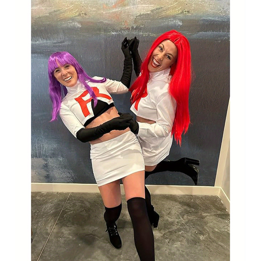 Costume d'Halloween Anime pour Femmes - Ensemble Confortable à Manches Longues