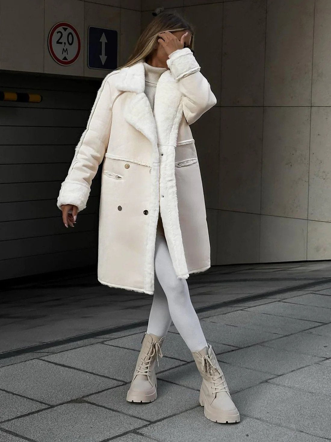 Cardigan Long en Suède pour Femmes - Élégant et Polyvalent pour l'Automne et l'Hiver
