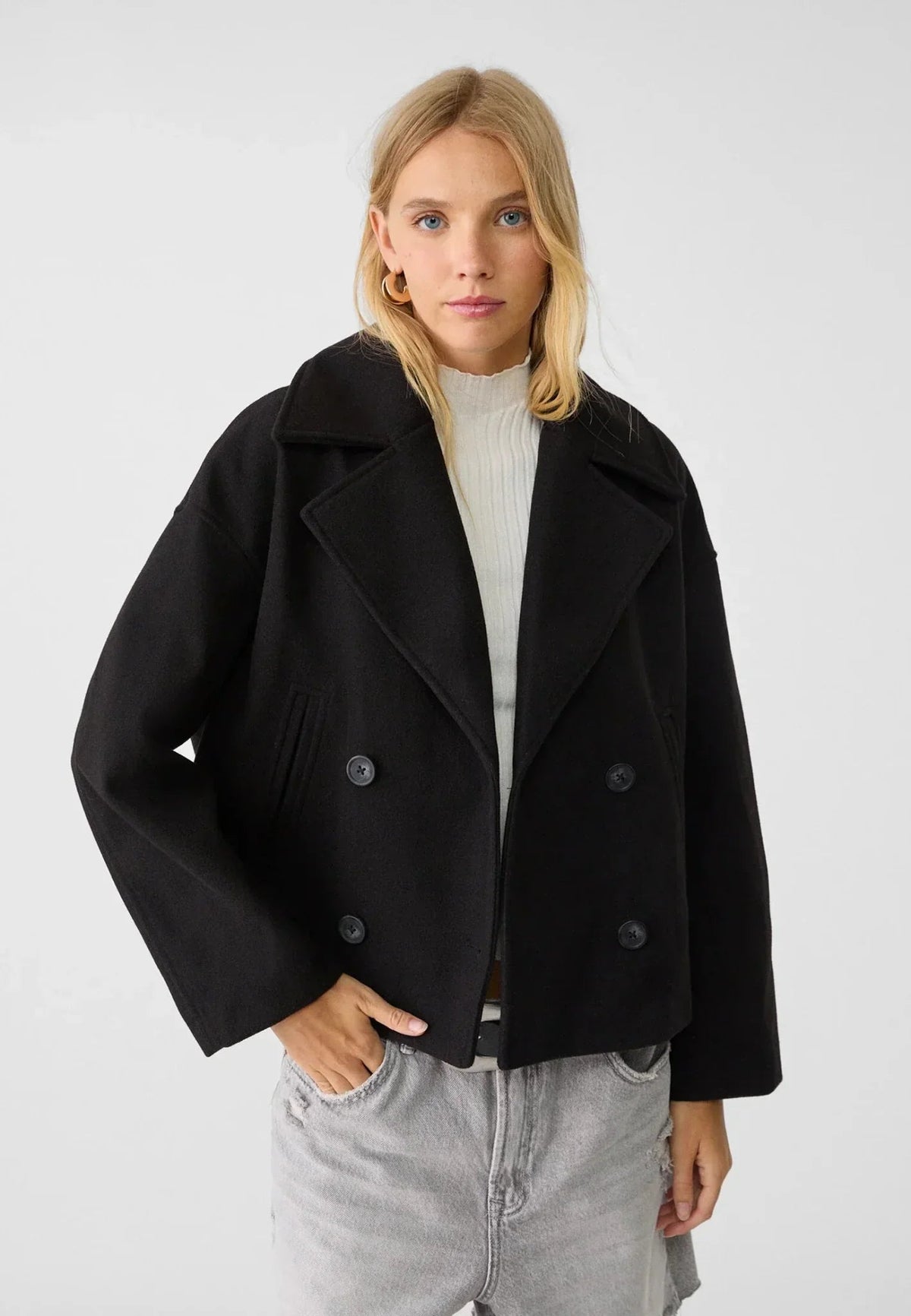 Veste Femme Oversized en Laine - Chic et Polyvalente pour Tenues Décontractées