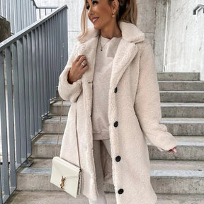 Manteau Teddy Oversize en Fausse Fourrure - Chaud et Confortable pour l'Hiver