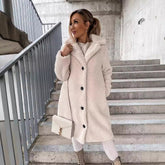 Manteau Long Oversized en Laine - Élégance et Confort pour l'Hiver