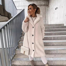 Manteau Long Oversized en Laine - Élégance et Confort pour l'Hiver