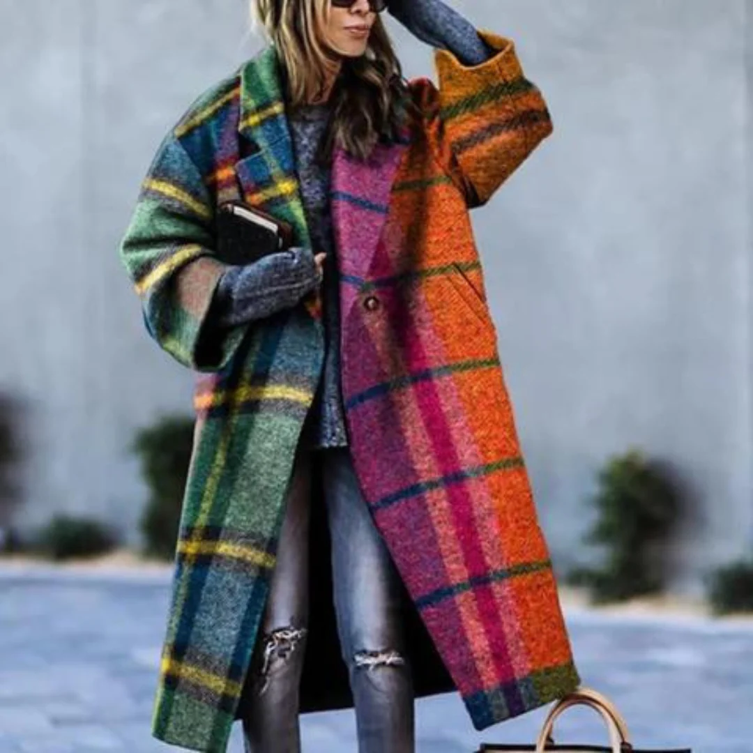 Manteau Long Oversize en Laine pour Femmes - Élégance et Confort en Hiver
