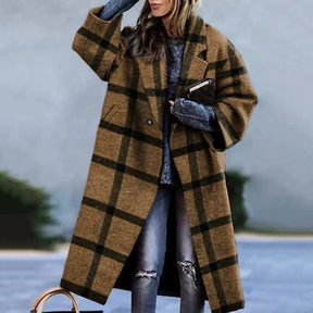 Manteau Long Oversize en Laine - Élégance et Confort pour l'Hiver