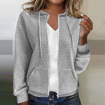Veste à Carreaux Femme - Coupe Ajustée et Tissu Léger