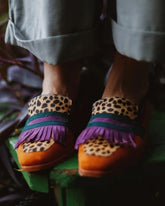 Mocassins en cuir premium femme noirs élégants à enfiler confortables