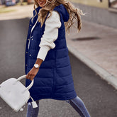 Gilet Long Oversize pour Femmes - Style Décontracté et Confortable