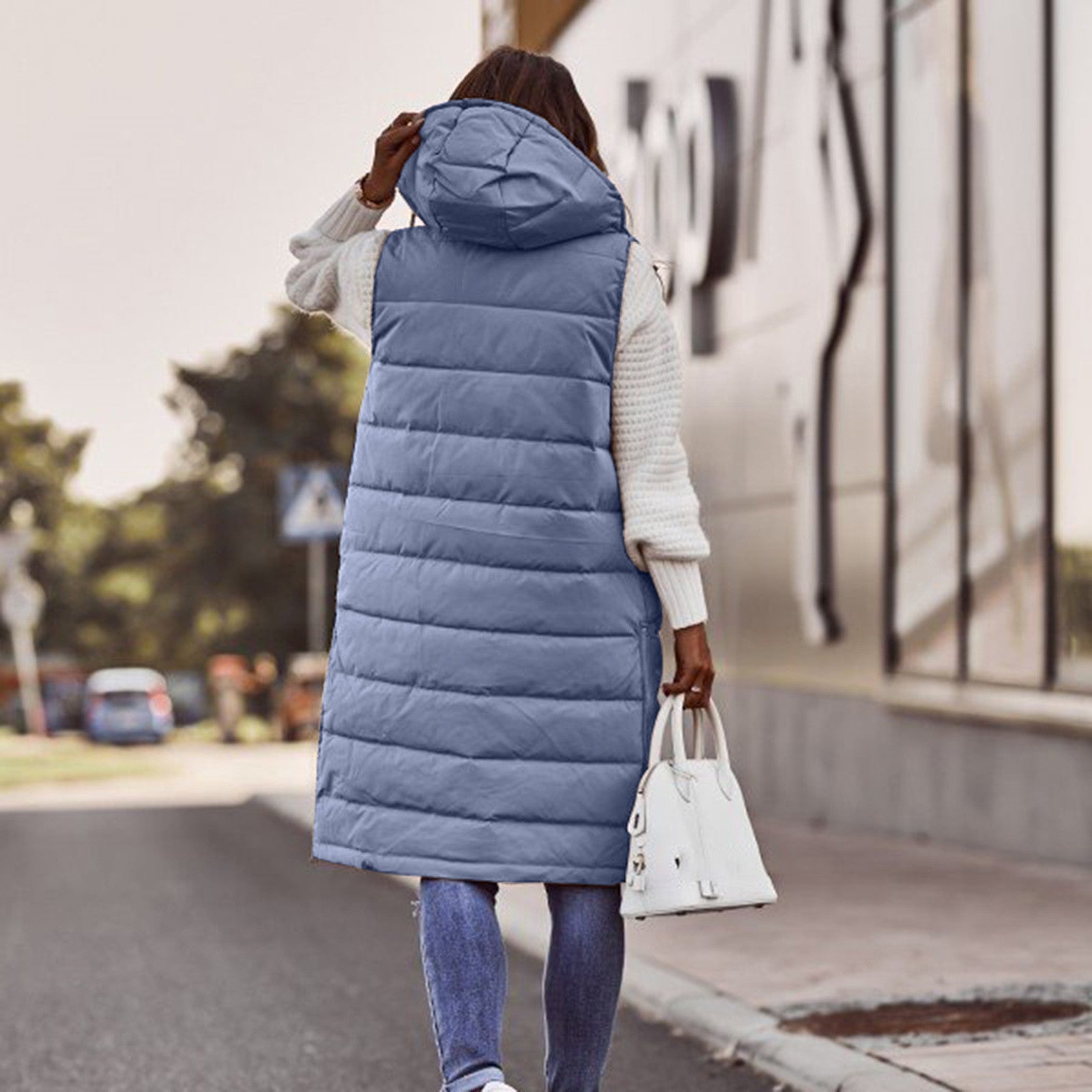 Gilet Long Oversize pour Femmes - Style Décontracté et Confortable