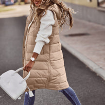 Gilet Long Oversize pour Femmes - Style Décontracté et Confortable