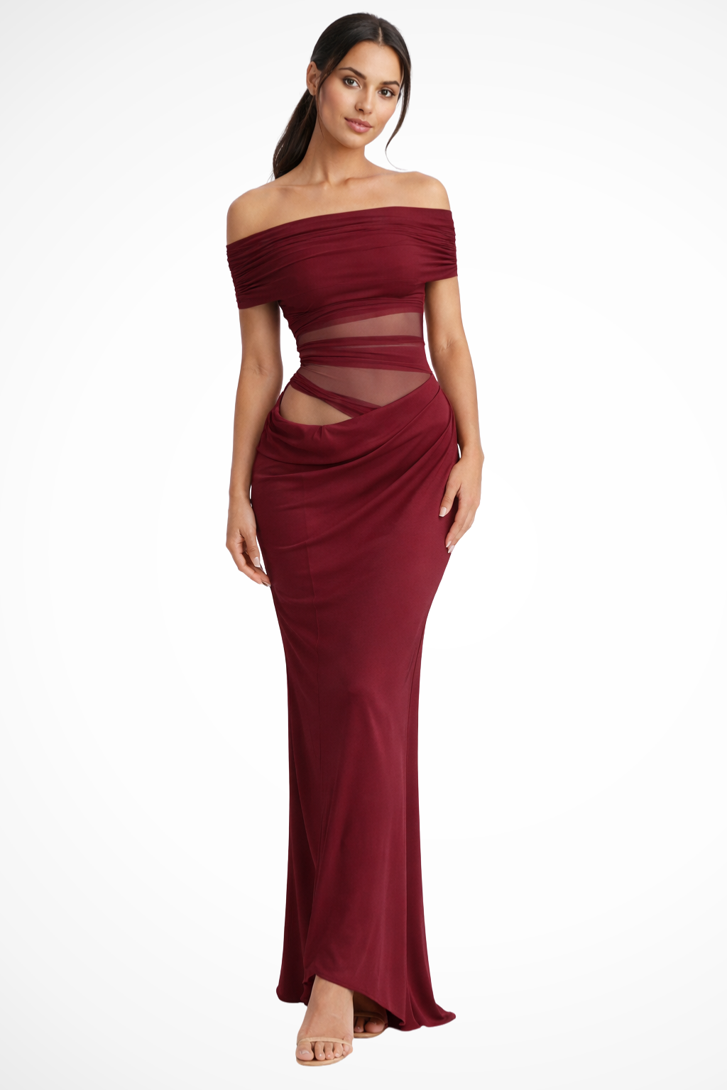 Robe de Soirée en Tulle | Silhouette Flatteuse et Élégante