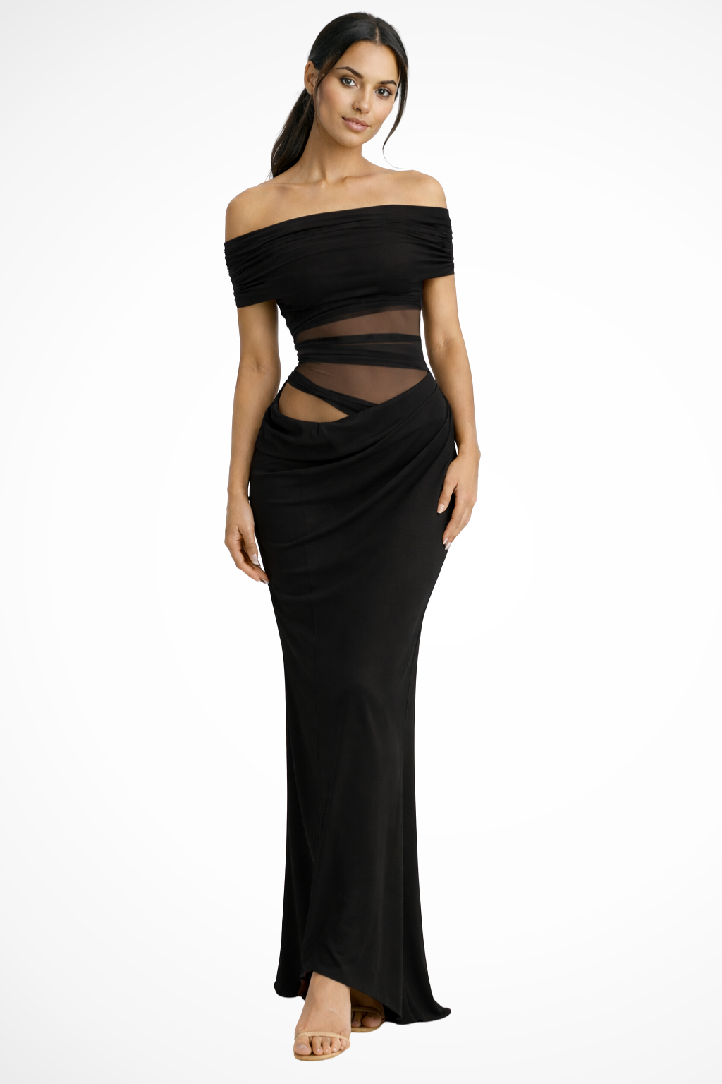 Robe de Soirée en Tulle | Silhouette Flatteuse et Élégante