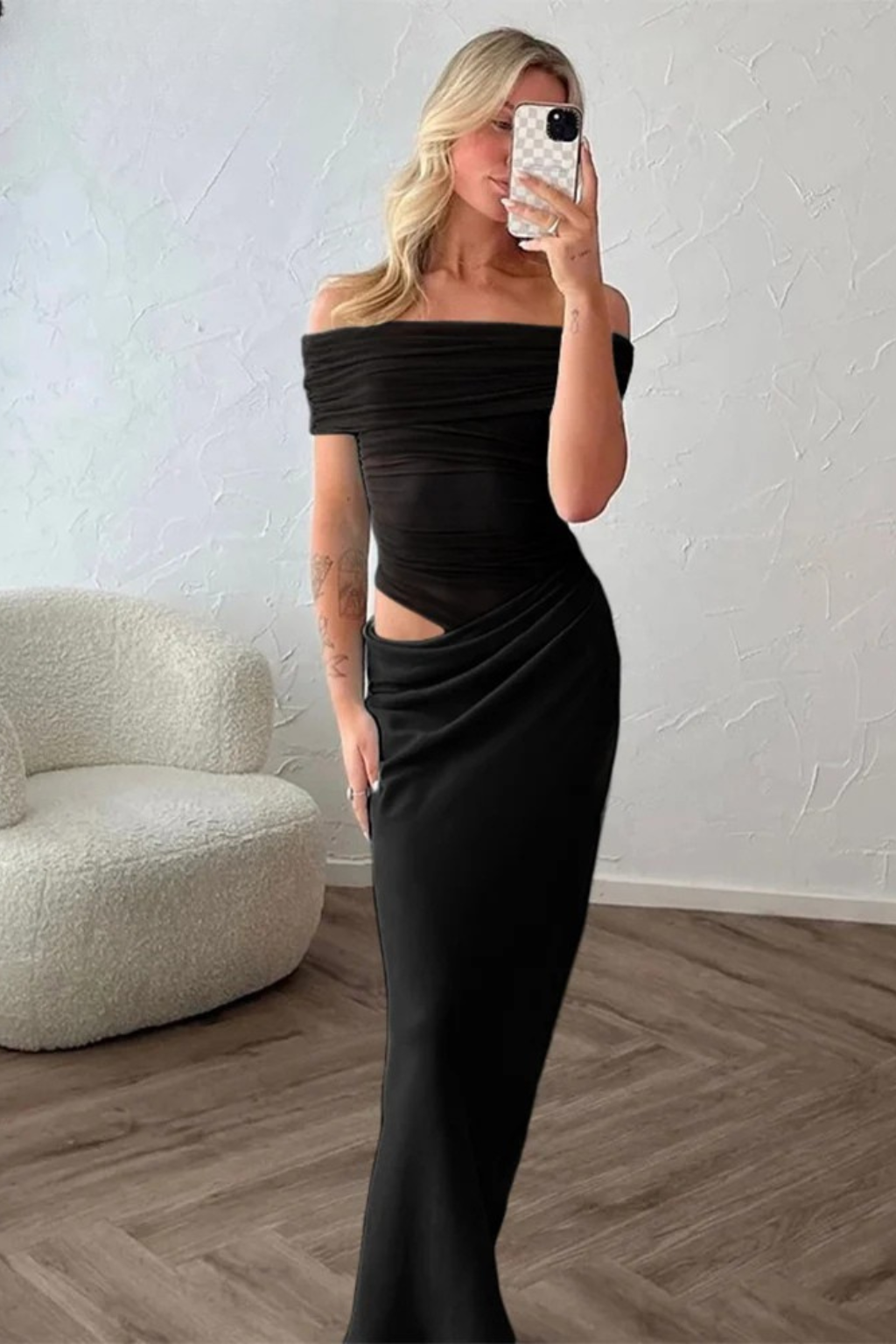 Robe de Soirée en Tulle | Silhouette Flatteuse et Élégante