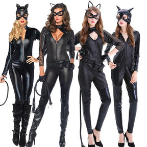 Costume d'Halloween Femme - Combinaison Brillante et Élégante