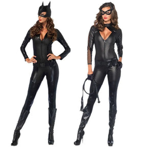 Costume d'Halloween Femme - Combinaison Brillante et Élégante