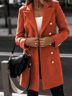 Manteau d'hiver ajusté pour Femmes - Élégance intemporelle pour le travail et le loisir