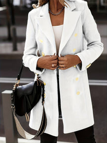 Manteau d'hiver ajusté pour Femmes - Élégance intemporelle pour le travail et le loisir