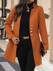 Manteau en Laine Mi-Long Femme - Élégance et Confort pour l'Hiver