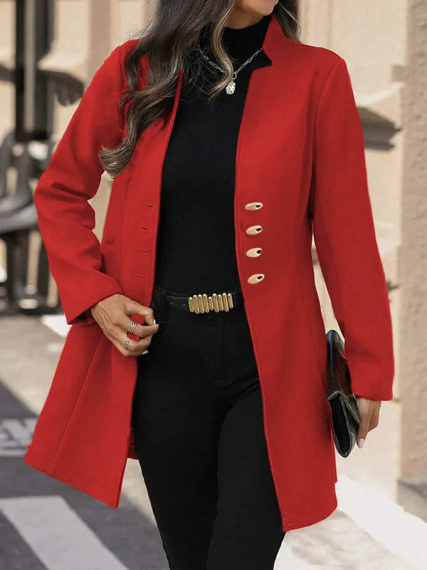 Manteau en Laine Mi-Long Femme - Élégance et Confort pour l'Hiver