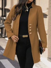 Manteau en Laine Mi-Long Femme - Élégance et Confort pour l'Hiver
